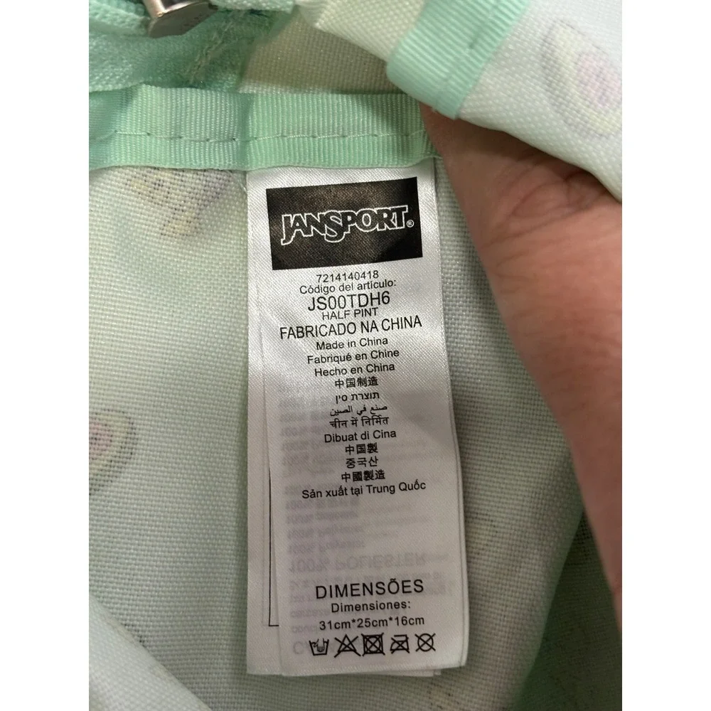 JanSport Half Pint Mini Backpack Avocado Guacamole Nachos Mint Green JS00TDH6